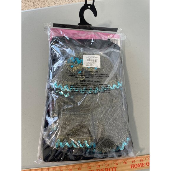 Fun World Costume Size 16W-20W Midnight Cleopatra Black Sequin Halloween NEW - Picture 6 of 7